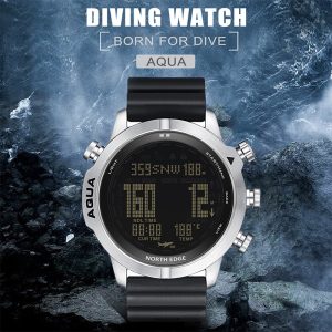 Sports watch, outdoor multi-functional waterproof smart watch, diving watch, altitude pressure compass thermometer