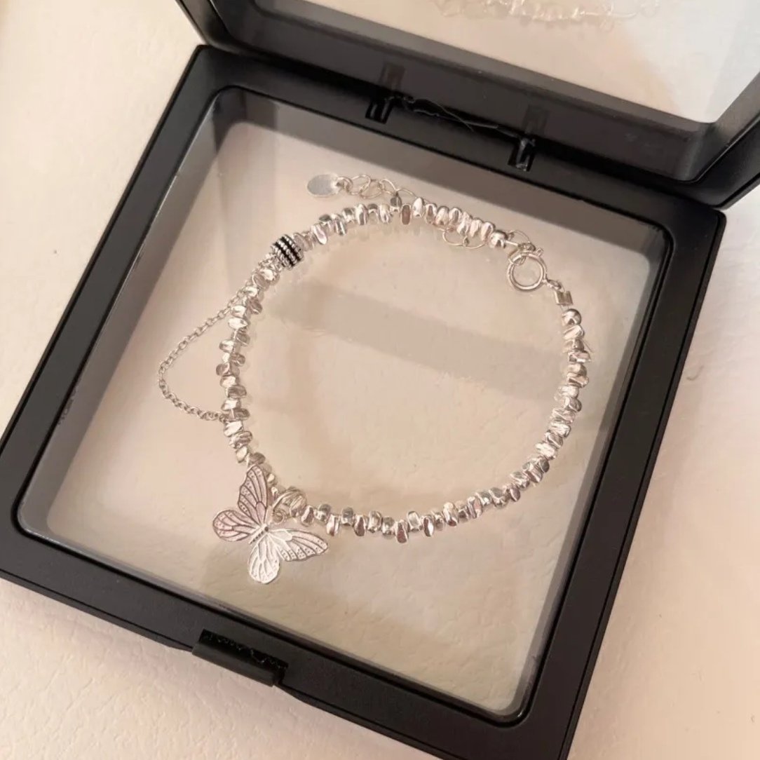 Sterling silver adjustable charm bracelets