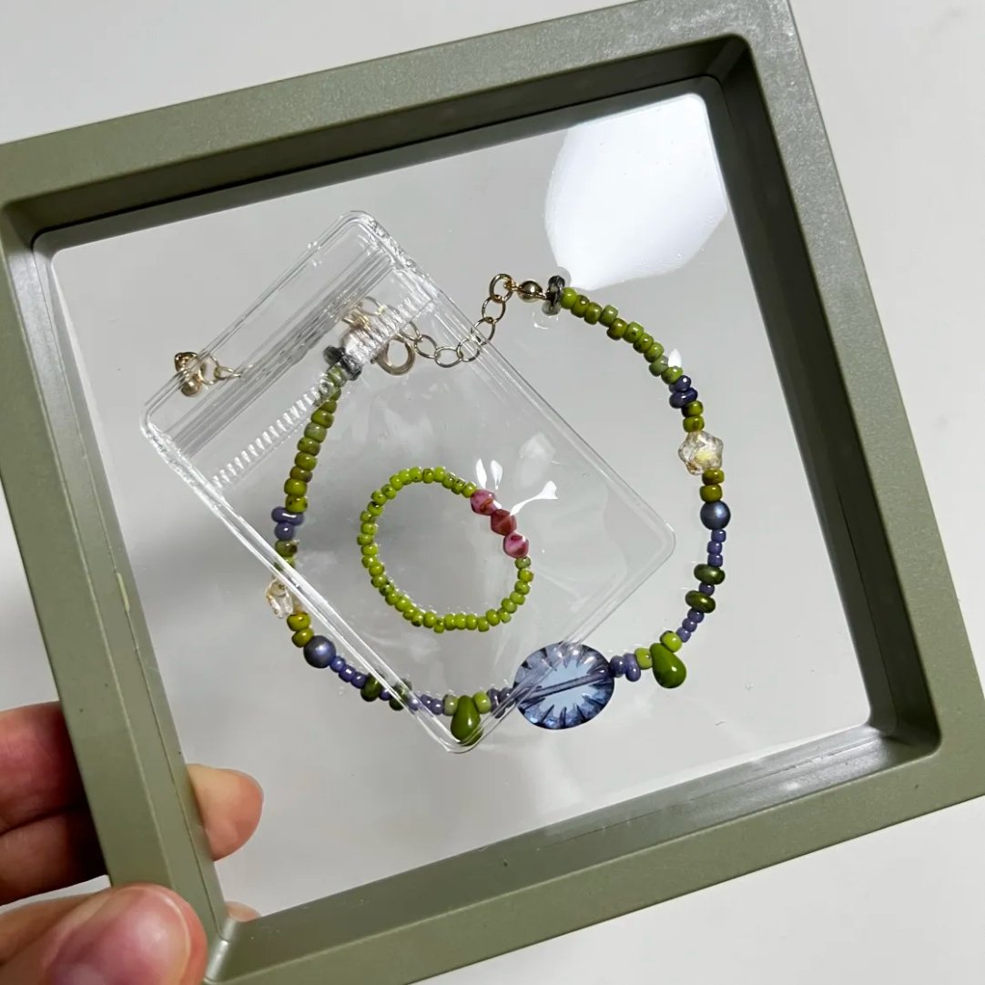 img: handmade original Czech bead bracelet - Buyers show