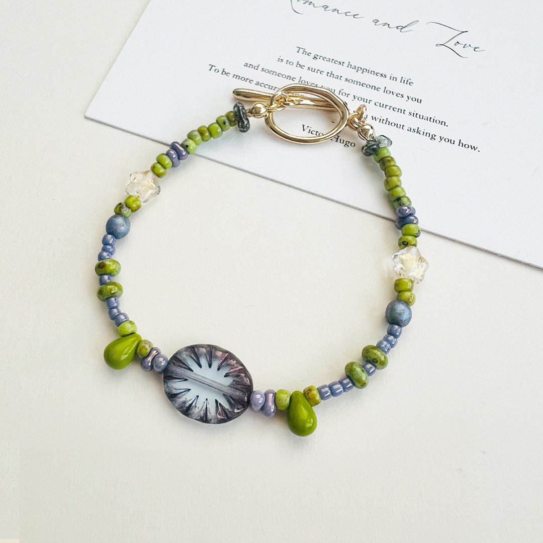 img: handmade original Czech bead bracelet - Seller show