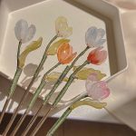 Tulip Hairpins,accessories in hair.